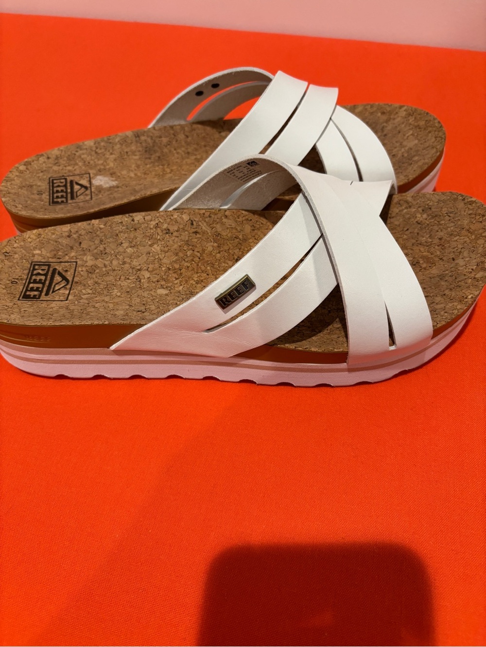 REEF Women's Cushion Bloom Hi Platform Sandals - White - Picture 8 of 8
